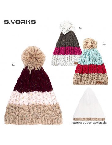 Venta por Mayor y Catalogo Gorro Dama ( Interno Abrigado) S. Yorks