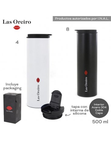 Botella Termica 500 ML  Las Oreiro
