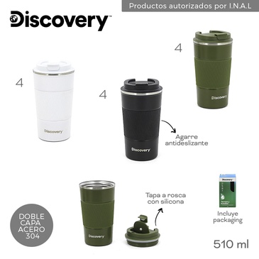 Venta por Mayor y Catalogo Vaso Termico 510ml Discovery