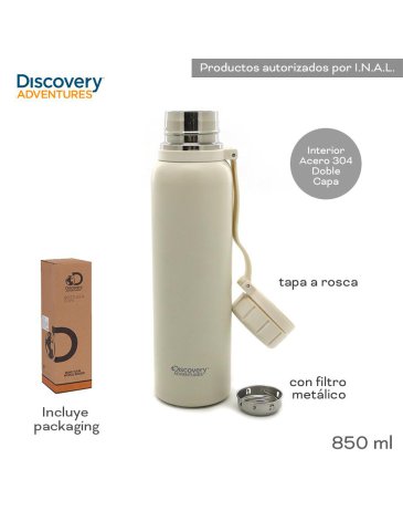 Botella Termica 850ml - Discovery
