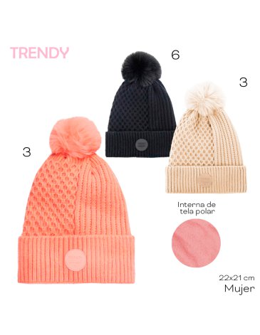 Gorro Adulto Trendy