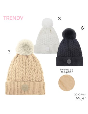 Gorro Adulto Trendy