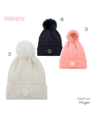 Venta por Mayor y Catalogo Gorro Adulto Trendy