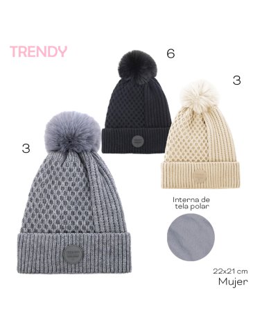Gorro Adulto Trendy