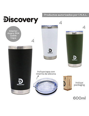 Venta por Mayor y Catalogo Vaso Termico 600ml Discovery