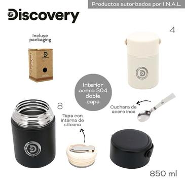 Venta por Mayor y Catalogo Termo De Alimentos  Con Cuchara Plegable 850ml Discovery