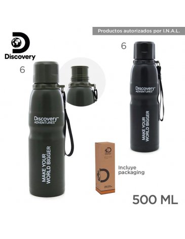 Botella Termica 500ML Discovery