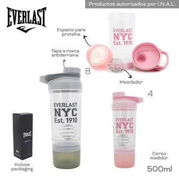Botella Shaker 500ML Everlast