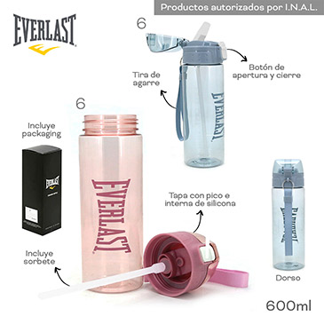 Botella 600ml Everlast