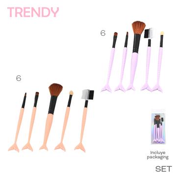 Venta por Mayor y Catalogo Set De Brochas  Trendy