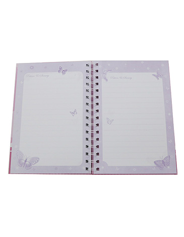 Set Staionary Cuaderno + Brillitos + Lapiz + Bandeja Apiladora - Trendy