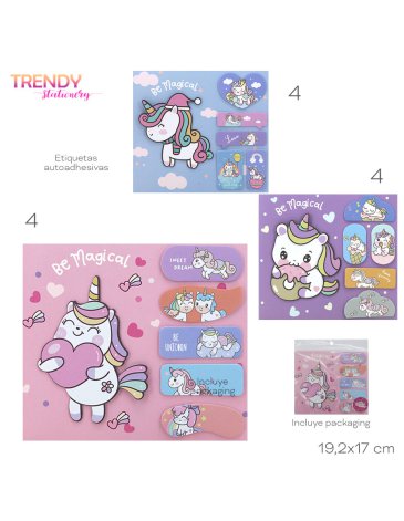Venta por Mayor y Catalogo Set de Stickers con Regla   Trendy
