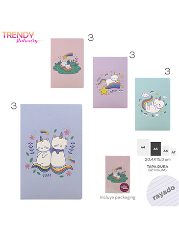 Cuaderno Stationary Trendy