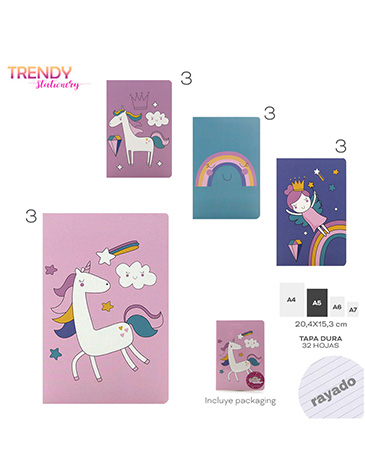 Venta por Mayor y Catalogo Cuaderno Stationary  Trendy