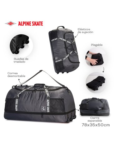 Bolso Con Carro Plegable Alpine Skate