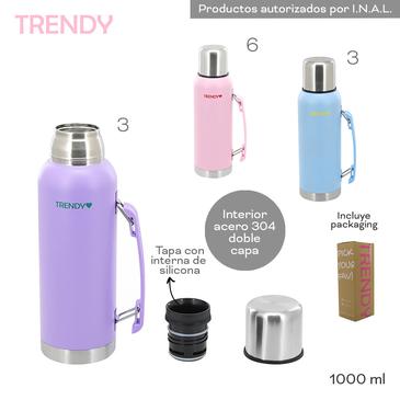 Termo Con Mango y Vaso 1000ml Trendy