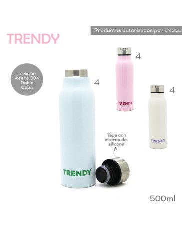 Venta por Mayor y Catalogo Botella Termica 500ML Trendy