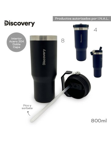 Vaso Termico 800ML Discovery