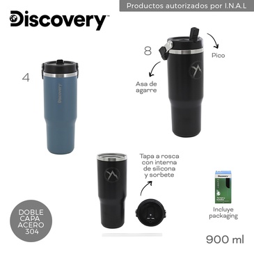 Venta por Mayor y Catalogo Vaso Termico 900ML Discovery