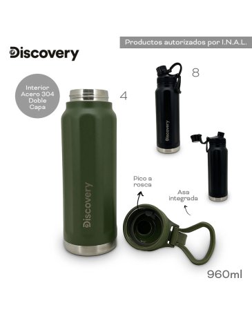 Botella Termica 960ML - Discovery