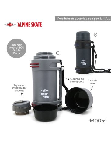 Venta por Mayor y Catalogo Termo con Vaso 1600ml Alpine Skate