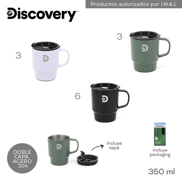 Venta por Mayor y Catalogo Taza Termica 350ml Discovery