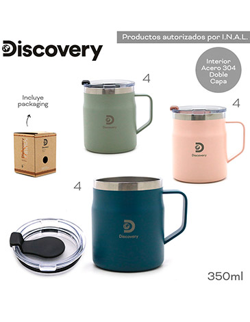 Taza Termica 350ml Discovery