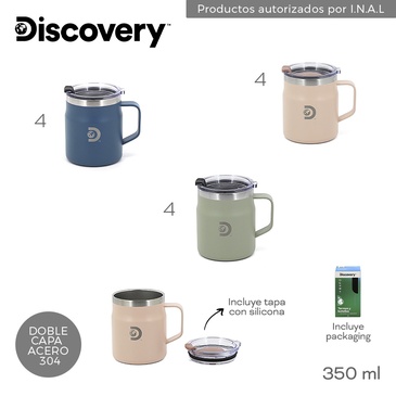 Venta por Mayor y Catalogo Taza Termica 350ml Discovery
