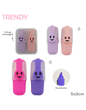 Venta por Mayor y Catalogo Resaltador Trendy