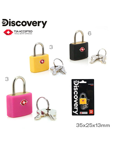 Venta por Mayor y Catalogo Candado TSA Discovery