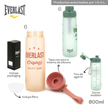 Botella 800ml Everlast
