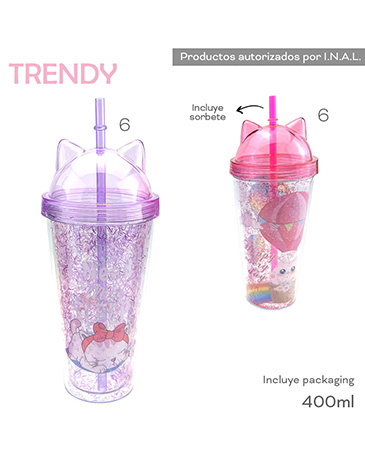 Venta por Mayor y Catalogo Vaso 400ml Trendy