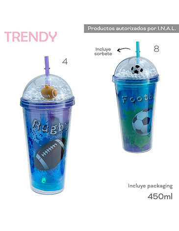 Venta por Mayor y Catalogo Vaso 450ml Trendy