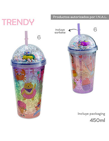 Venta por Mayor y Catalogo Vaso 450ml Trendy