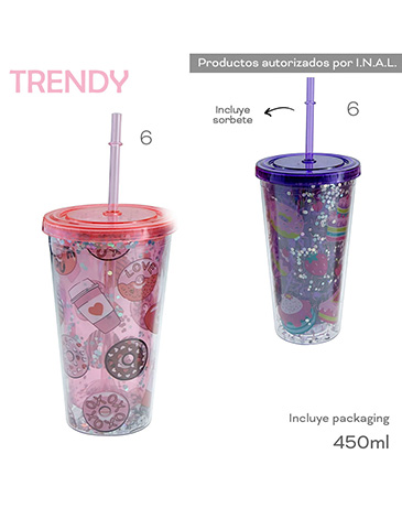 Vaso 450ml Trendy