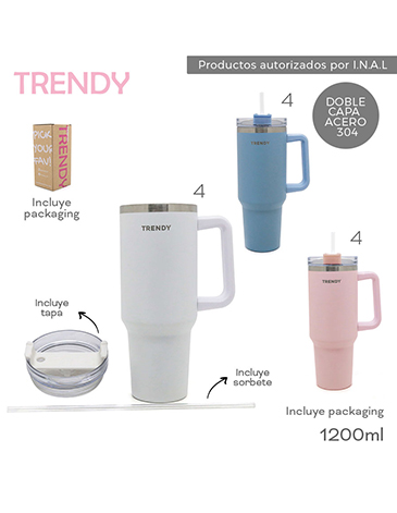 Venta por Mayor y Catalogo Vaso Termico 1200ml Trendy