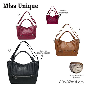 Venta por Mayor y Catalogo Cartera  Miss Unique