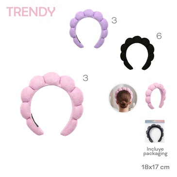 Venta por Mayor y Catalogo Vincha Make Up  Trendy