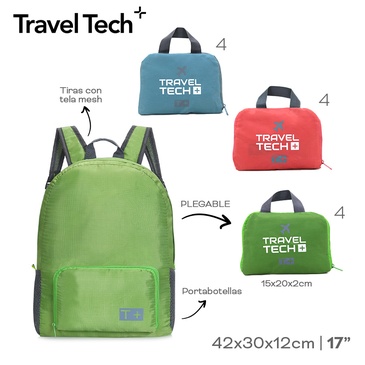 Mochila Plegable Travel Tech