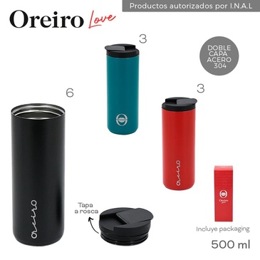Vaso Termico 500ML Las Oreiro