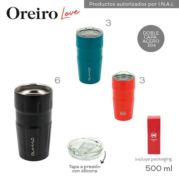 Vaso Termico 500ML Las Oreiro