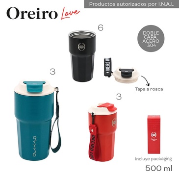 Vaso Termico 500ML Las Oreiro