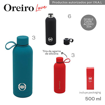 Botella Termica 500ml Las Oreiro