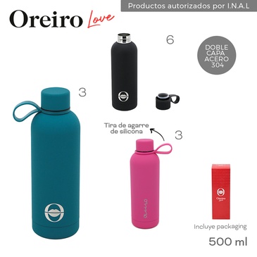 Botella Termica 500ML Las Oreiro