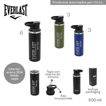 Botella Termica 500ML Everlast