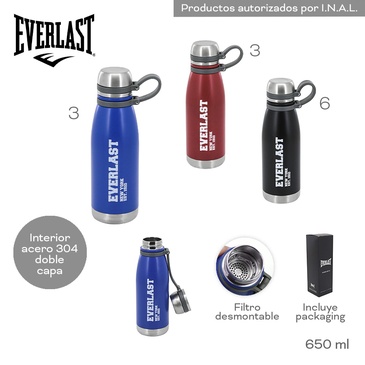 Botella Termica 650ML Everlast