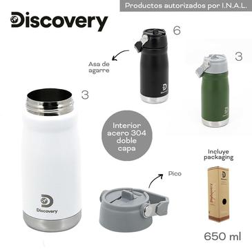Botella Termica 650ML Discovery