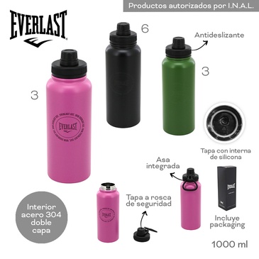 Botella Termica 1000ML Everlast
