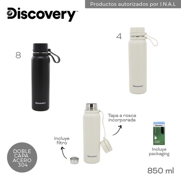Venta por Mayor y Catalogo Botella Termica 850ml Discovery