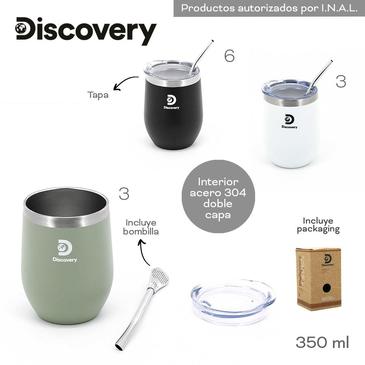 Mate Con Bombilla 350ml Discovery